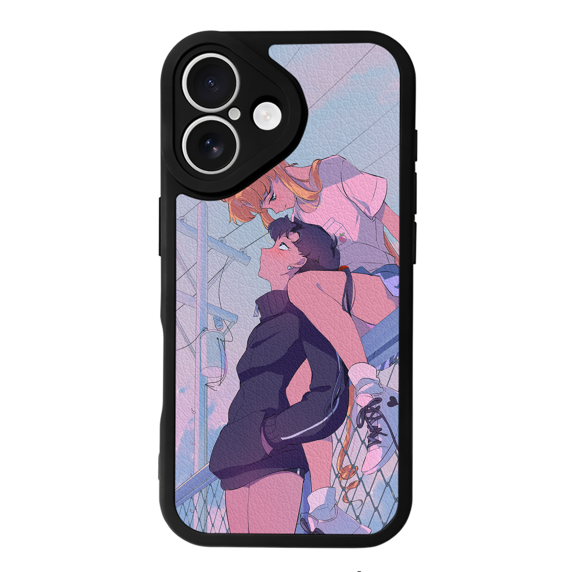 （画像用） 美少女戦士セーラームーン Sailor Moon 【iPhone 16シリーズ対応】シリコンスマホケース（レザー調） 材質：シリコン